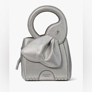 Kate Spade Ellie Metallic 3D Elephant Top-handle Bag